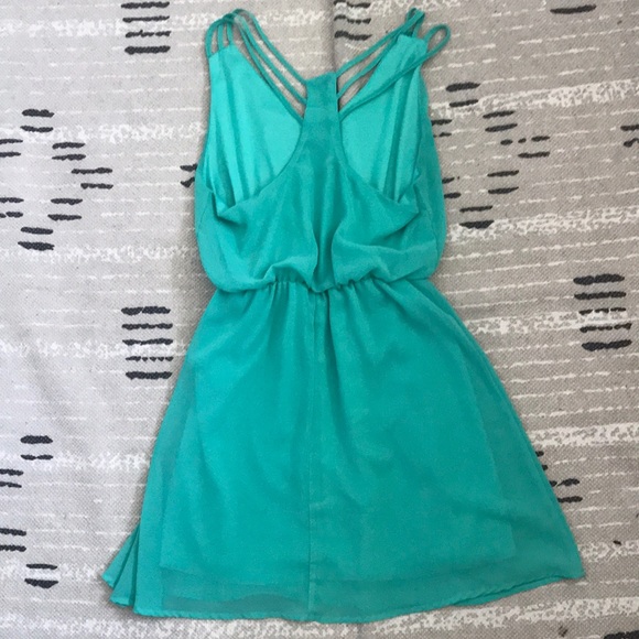 Francesca’s Teal Sundress - Picture 3 of 5